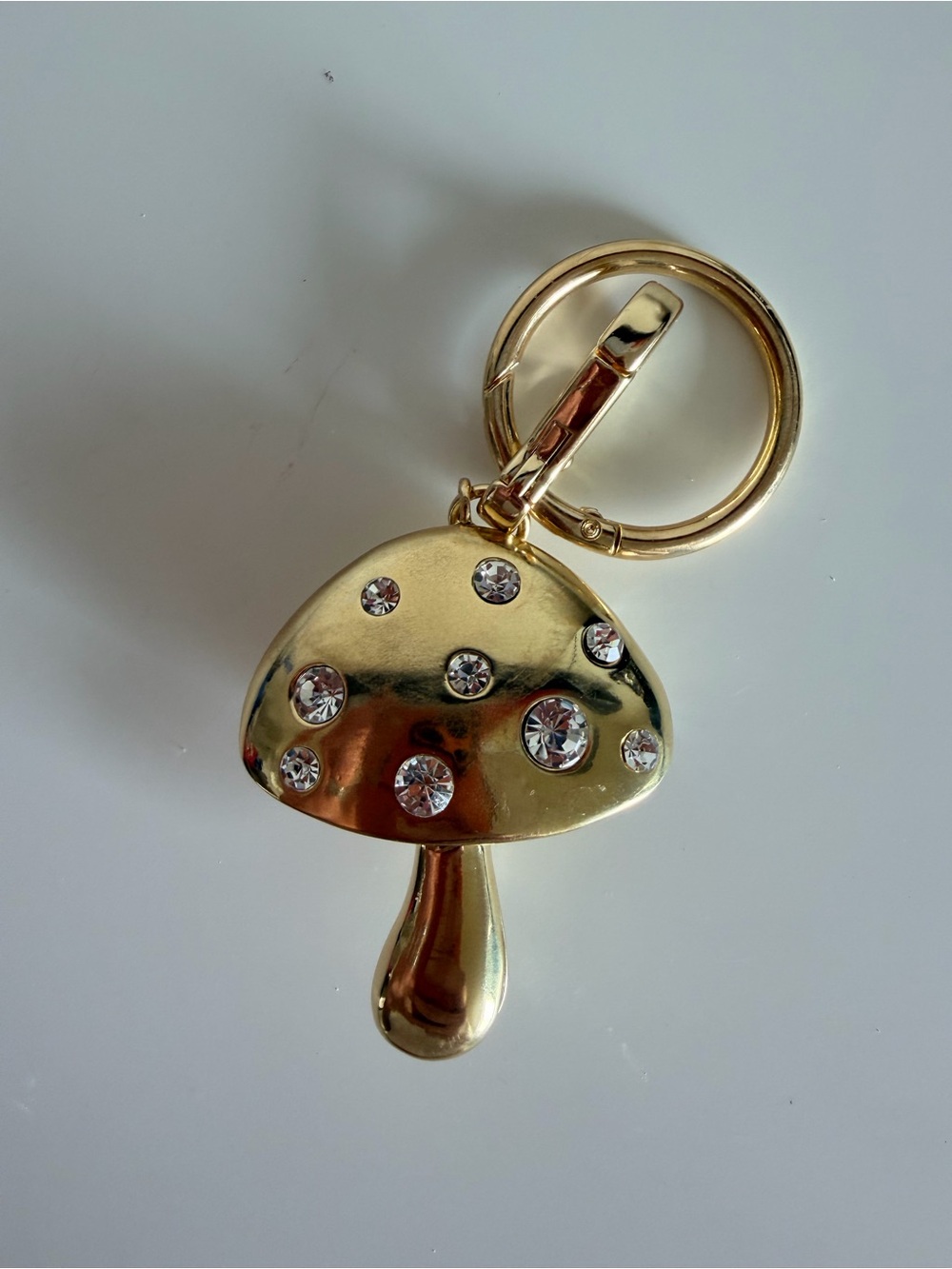 Baublebar Mush to Love Gold Keychain Charm